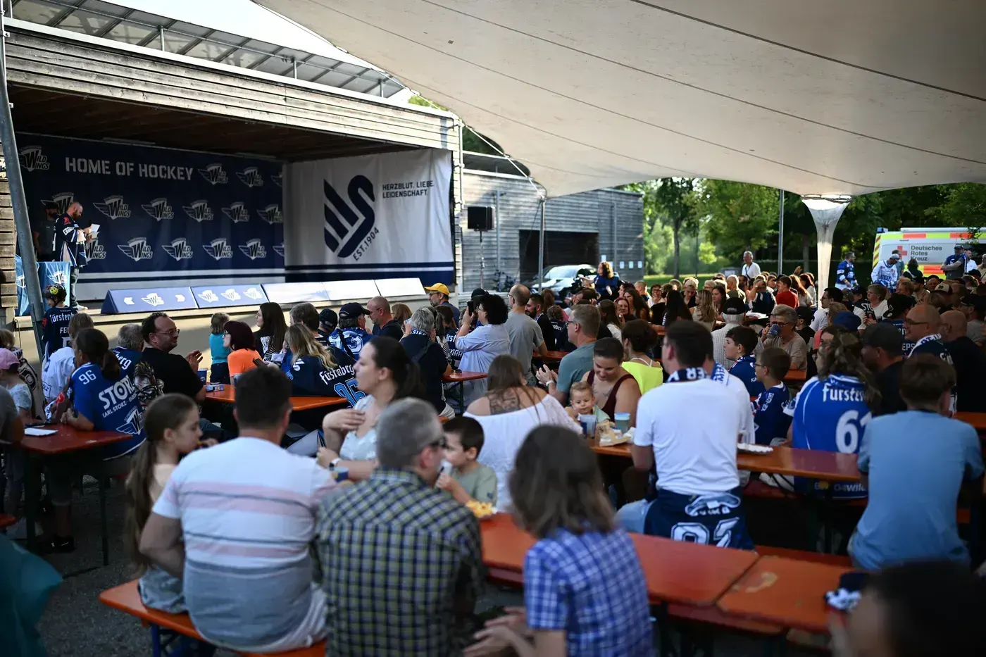 Schwenninger Wild Wings vor dem Trainingsstart