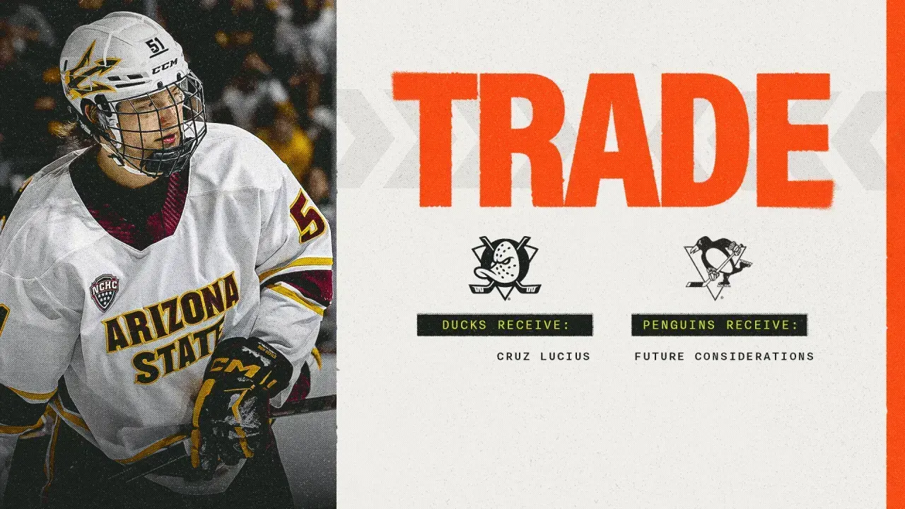 Ducks holen Lucius aus Pittsburgh
